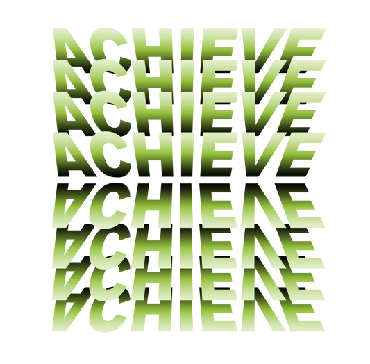 Achieve - Typography Art